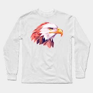 Eagle Bird Animal Freedom World Wildlife Wonder Vector Graphic Long Sleeve T-Shirt